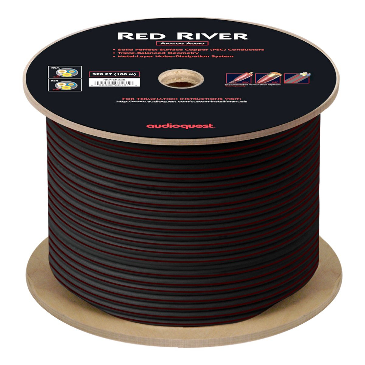 AudioQuest – レッド川 RCA、2.0 M R02 AudioQuest Red River – Audio