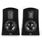 Alta Audio - Alyssa - 6" Bookshelf 2-Way Speakers (Pair) - Black