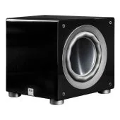 ELAC - DS1000-GB - Varro Dual 10" 1000W Smart Subwoofer - Gloss Black - Angle