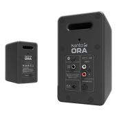 Kanto - ORA - 100W Desktop Speakers w/ Bluetooth - Black - Pair