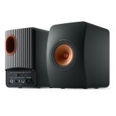 KEF - LS50 Wireless II - 5.25" Wireless Speakers - Carbon Black