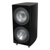 RBH - SV-1212NR BLACK - 2 x 12" Passive Subwoofer - Angle, Black Cones