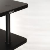Solidsteel - VL Series Black - Vinyl Library and Hi-Fi Rack Audio Stand