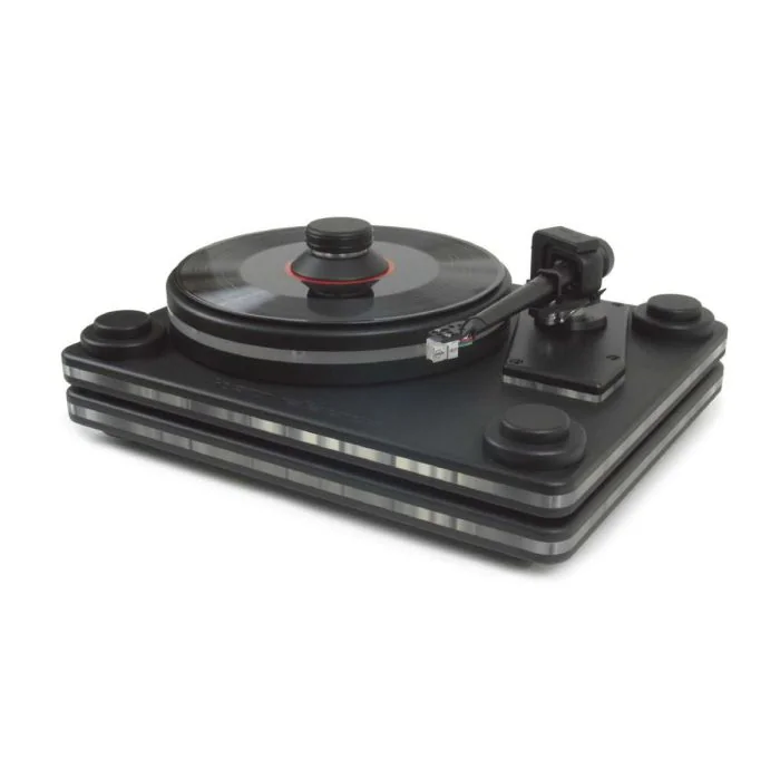 Kuzma - Stabi Reference 2 - 2-Speed Turntable w/ Digital Power Supply - Angle (Tonearm NOT Included)