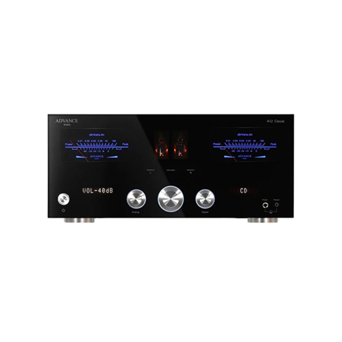 Advance Paris - A12 Classic - Integrated Amp with Pre-Amplification - Front