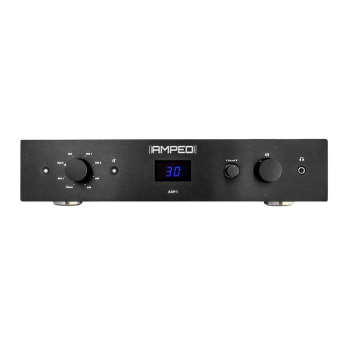 AMPED - AAP-1 - High Performance 2-Channel Pre-Amplifier w/ DAC - FRONT