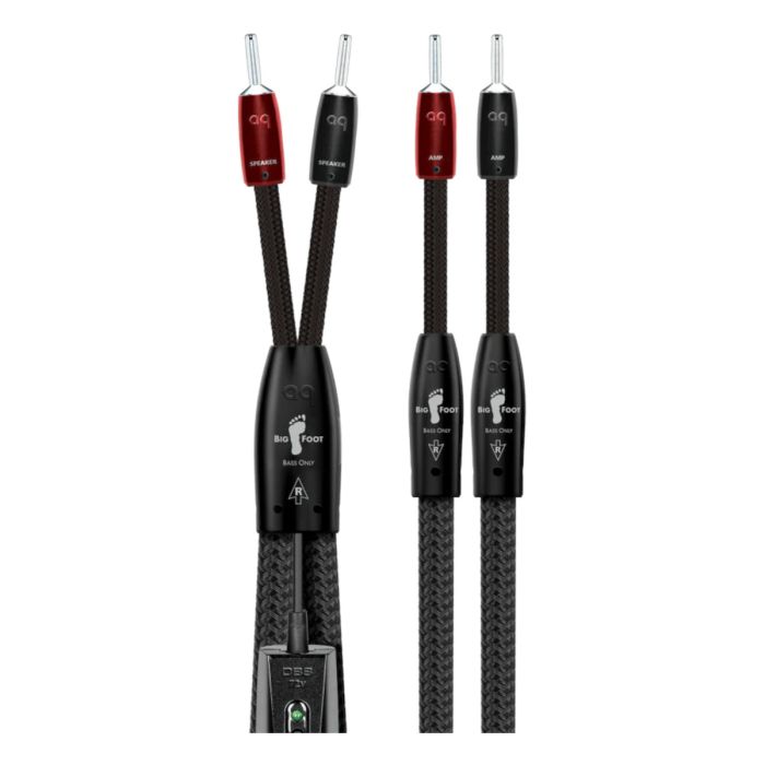 AudioQuest - BigFoot - ZERO-Tech RF/ND-Tech Bass Speaker Cable (Pair)