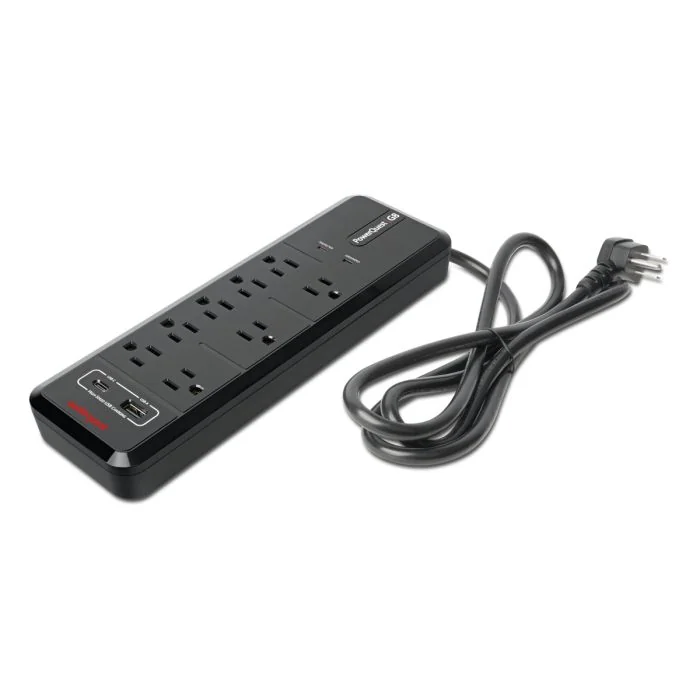 AudioQuest - PowerQuest G8 -  8-Outlet Power Strip w/ USB Charging