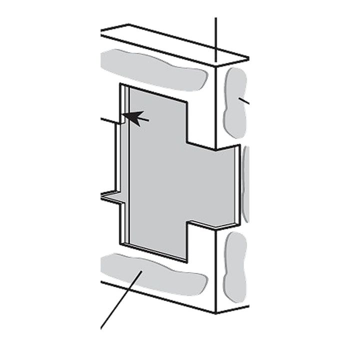 Atlantic Technology - In-Box-155 LCR - In-Wall Enclosure (Single)