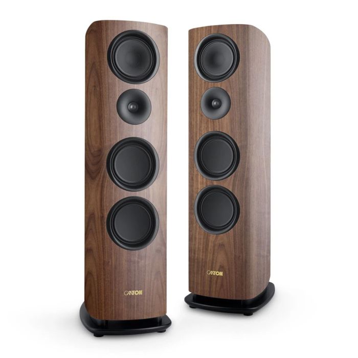 Canton - Reference 5 GS Edition 7" 3-Way Tower Floorstanding Speaker (Pair) - Walnut
