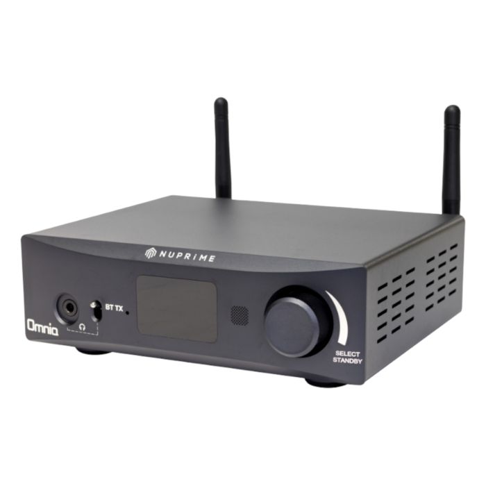 NuPrime - OMNIA-WR2 - Audiophile Wi-Fi &amp; Bluetooth Audio Streamer - Angle