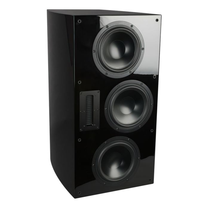 RBH - SV-831R BLACK - 3 x 8&quot; 2-Way Bookshelf Speaker - Angle, Black Cone