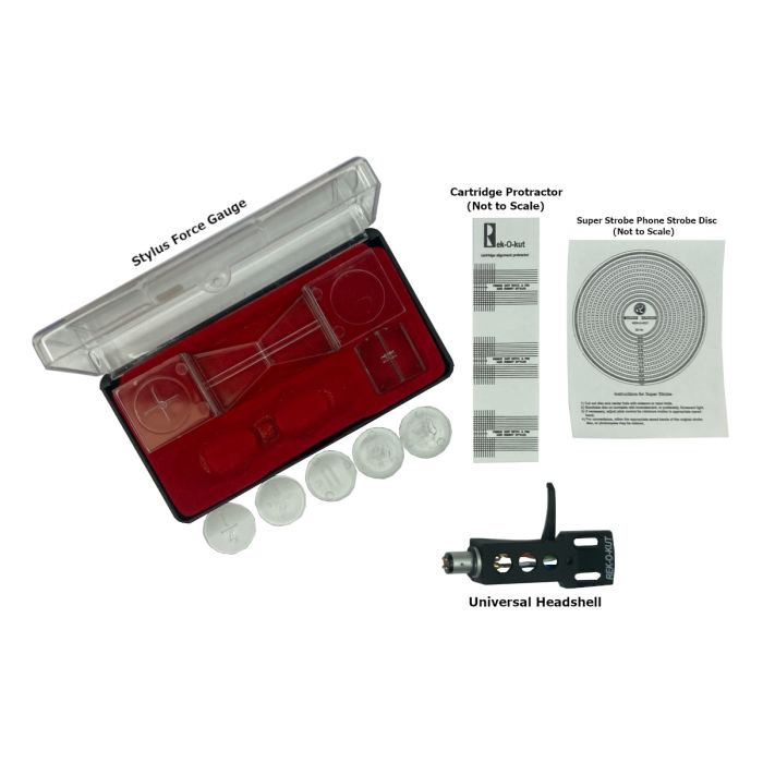 Rek-O-Kut - CSK-SS - Cartridge/Stylus Setup Kit w/ Super Strobe - Universal Headshell