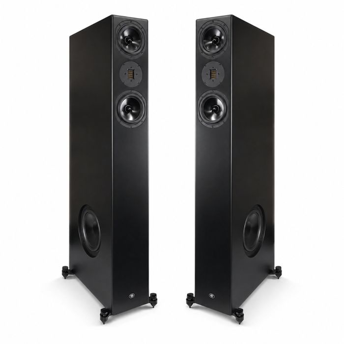 RBH - Inspire 88 - 3-Way Floorstanding Speakers (Pair) - Black Satin - No Grille