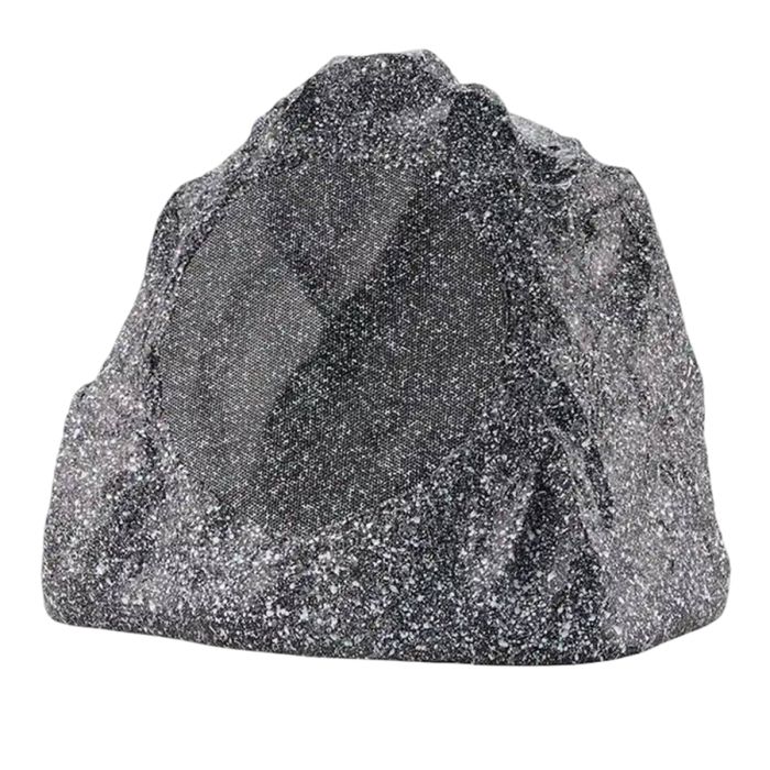 StereoStone - Gibraltar - 8" Outdoor Speaker Rock - Granite Gray Front