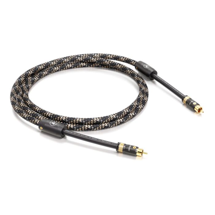 ViaBlue NF-75 Digital Coax (RCA) Cable with T8 Terminations - (Single)