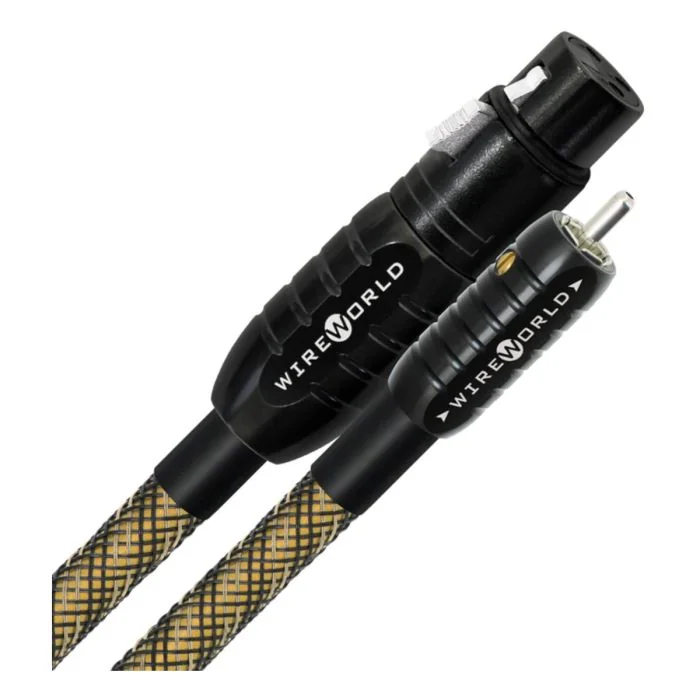 WireWorld - Gold Eclipse 10 - XLR to RCA Audio Interconnects