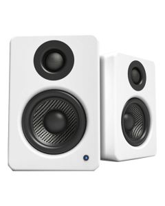 Kanto - YU2 - 3" 50W Powered Desktop Speakers - Matte White - Front