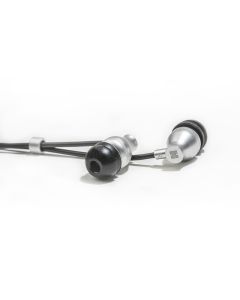 RE800 Silver In-Ear Monitor - close up