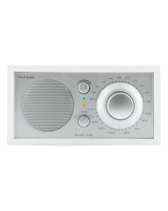 Tivoli - Model One - 3" AM/FM Mono Radio w/ AUX - White/Silver - Front