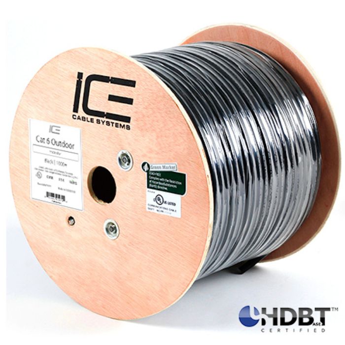 Ice Cable - Cat 6 Outdoor - 1000' Data Cable (Spool)
