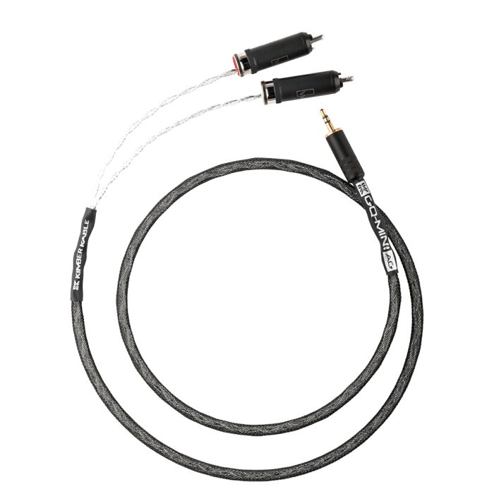 Kimber Kable - GQMINI Ag - 3.5mm Mini-Plug to Stereo RCA Cable (Single)