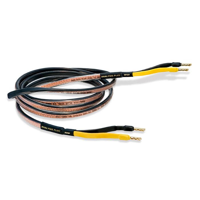 Analysis Plus - Black Oval 12 - 8' - Speaker Cable (Pair) - OPEN BOX