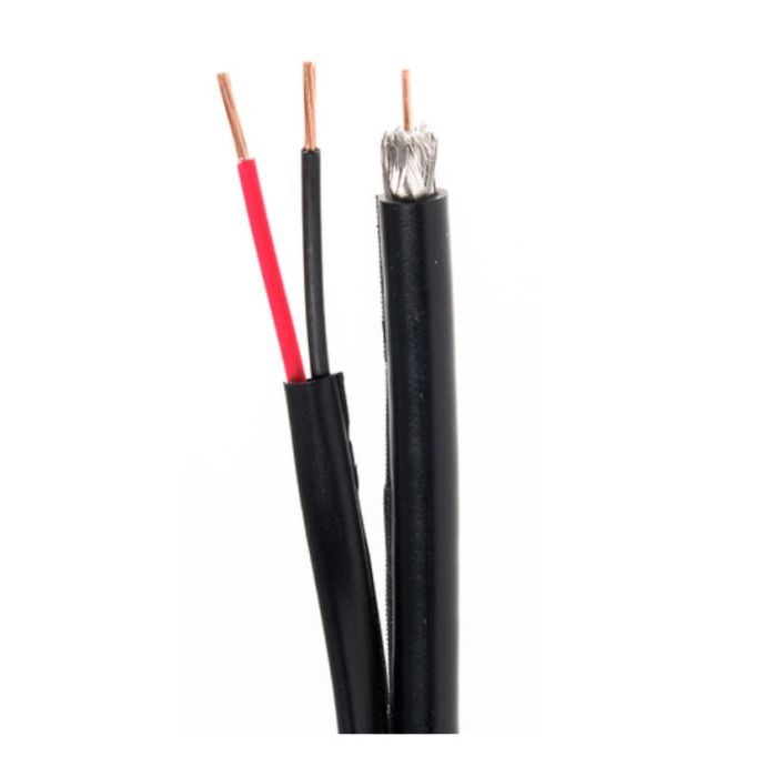 Ice Cable - RG-59/18-2 - Structured Camera Cable - Black