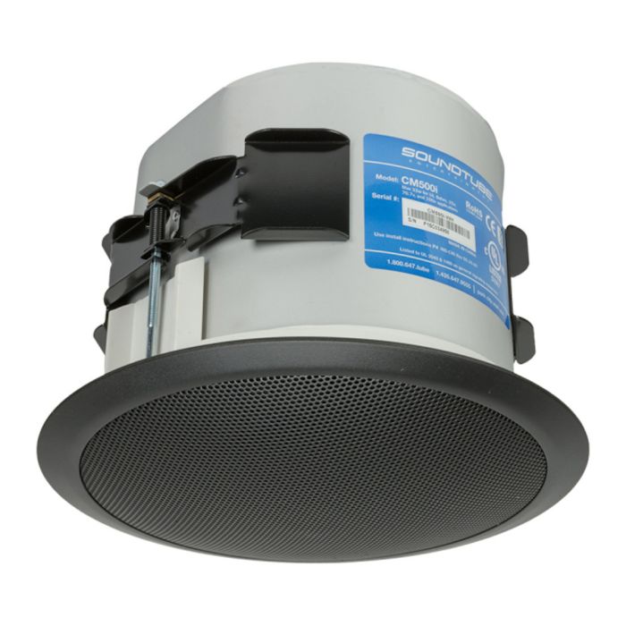 Soundtube - CM500i - In-Ceiling Speaker - Black - Angle - Grill