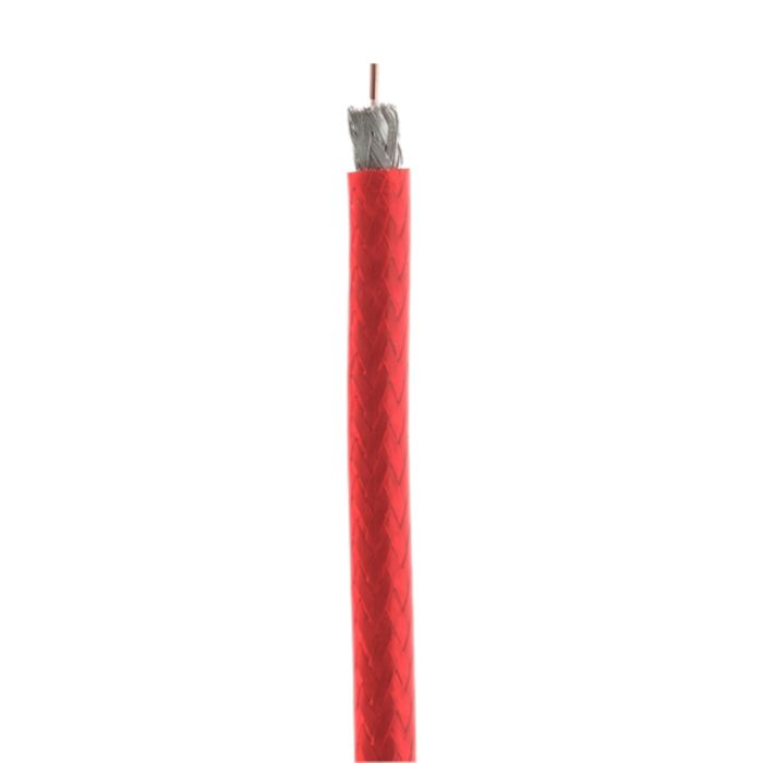 Ice Cable - RG-59/HDTV - 500' Red, Riser Rated