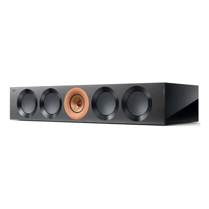 KEF - Reference 4 Meta - 4 x 6.5" Center/LCR Speaker - Black/Copper High Gloss