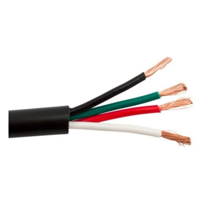 SCP - 14/4OFC - 500' Stranded 14/4 OFC Copper Speaker Cable - Black