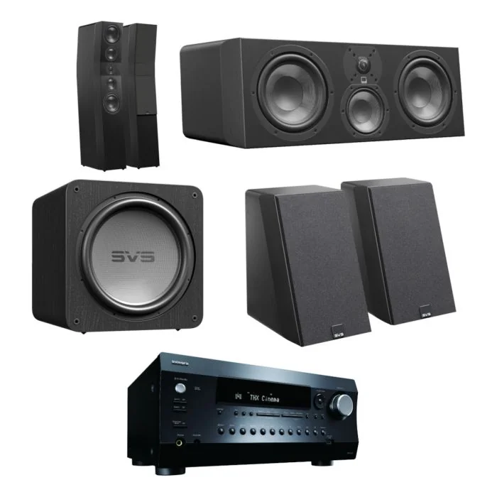 SVS - SB-3 - 5.2 Advanced Surround Bundle w/ Integra DRX 5.4 Receiver
