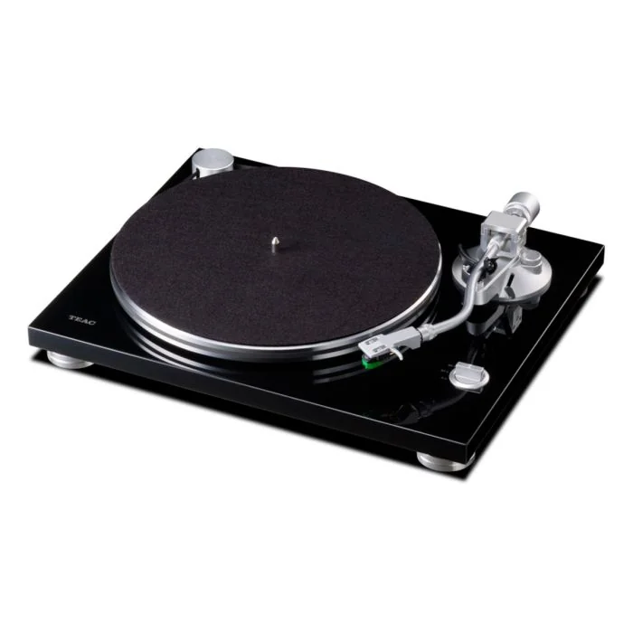 TEAC - TN-3B-SE - 2-Speed Manual Belt-Drive Turntable - Gloss Black