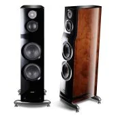 Usher - ML-802 - 2 x 8" Diamond Tower Speakers - Gloss Walnut