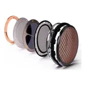 Audeze - CRBN2 - Stax Pro Bias Electrostatic Headphones w/ Case - Angle