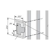 Atlantic Technology - In-Box-155 LCR - In-Wall Enclosure (Single)