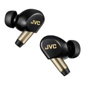 JVC - HA-FW5100T - Wood Masterpiece Wireless Earbuds w/ Wood Diaphragm - Sunburst Brown