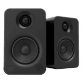 Kanto - YU - 140W Powered Bookshelf Speakers - Black - Pair
