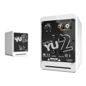 Kanto - YU2 - 3" 50W Powered Desktop Speakers - Matte White - Front