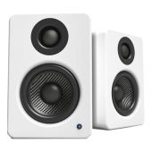 Kanto - YU2 - 3" 50W Powered Desktop Speakers - Matte White - Front