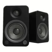 Kanto - YU4 - 140W Powered Bookshelf Speakers - Black