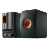 KEF - LS50 Wireless II - 5.25" Wireless Speakers - Carbon Black