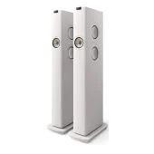 KEF - LS60 Wireless - 4 x 5.5" Tower Speakers - Carbon Black