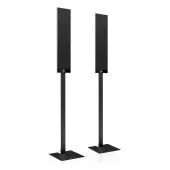 KEF - T Floor Stand - 34" T-Series Floor Stands - Black (SPEAKERS NOT INCLUDED)
