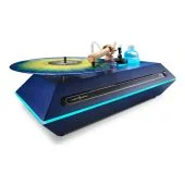 Keith Monks - Prodigy Deluxe - Blue Record Cleaning Machine - Angle