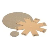 Music Hall - Aztec Blue - Audiophile Cork Decoupling Record Mat