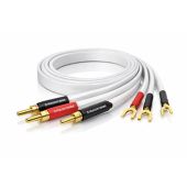 Straight Wire - B-Flat - 2/14AWG Bi-Wire Speaker Cable - w/ Connectors