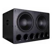 ToneWinner - SW-D8000 PRO - 1500W 2 x 15" Ported Active Subwoofer - Angle