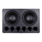 ToneWinner - SW-D8000 PRO - 1500W 2 x 15" Ported Active Subwoofer - Angle